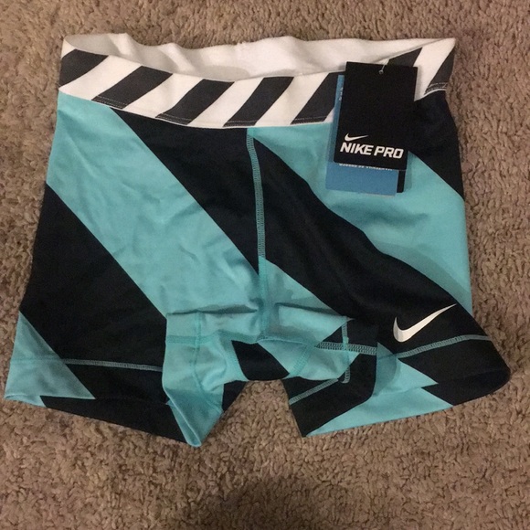 Nike Pants - Blue and black nike pro shorts